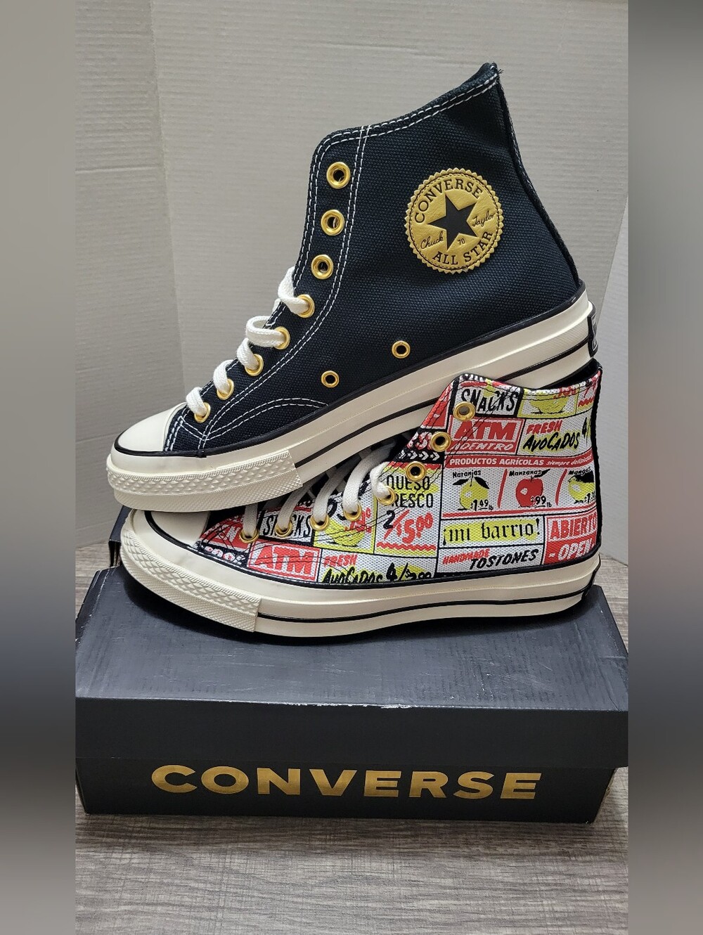 Converse Chuck Taylor All Star High Top "Mi Gente" Shoes Size 7 men/ 9 women